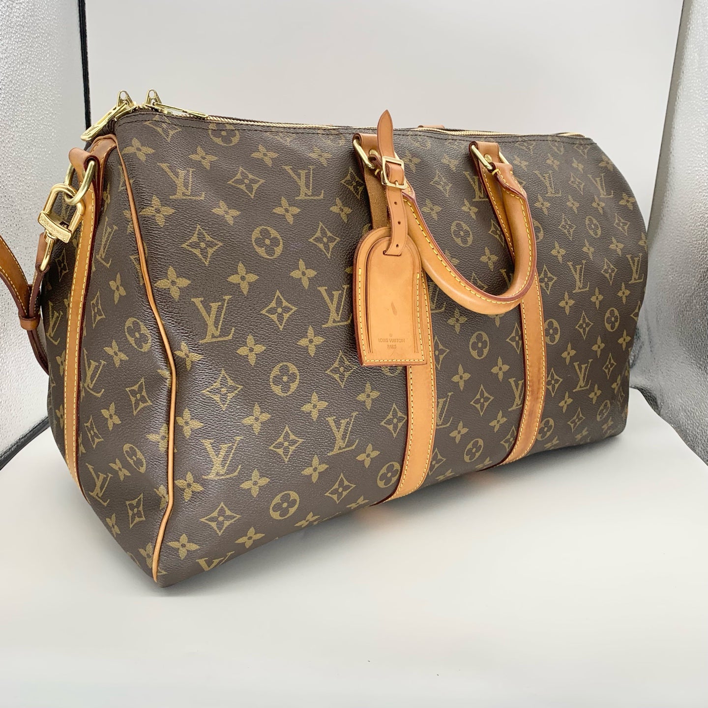 Louis Vuitton - Keepall 45 - Leather - Brown - (45)