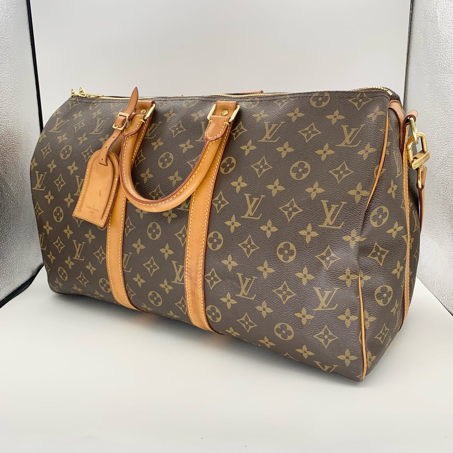 Louis Vuitton - Keepall 45 - Leather - Brown - (45)