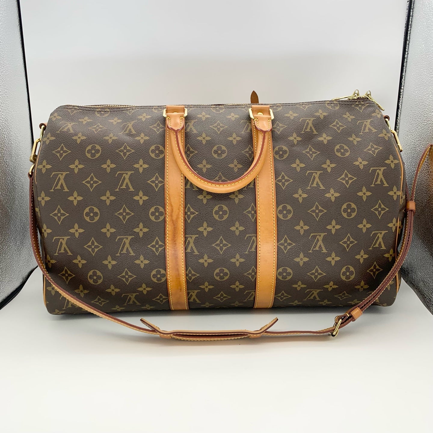 Louis Vuitton - Keepall 45 - Leather - Brown - (45)