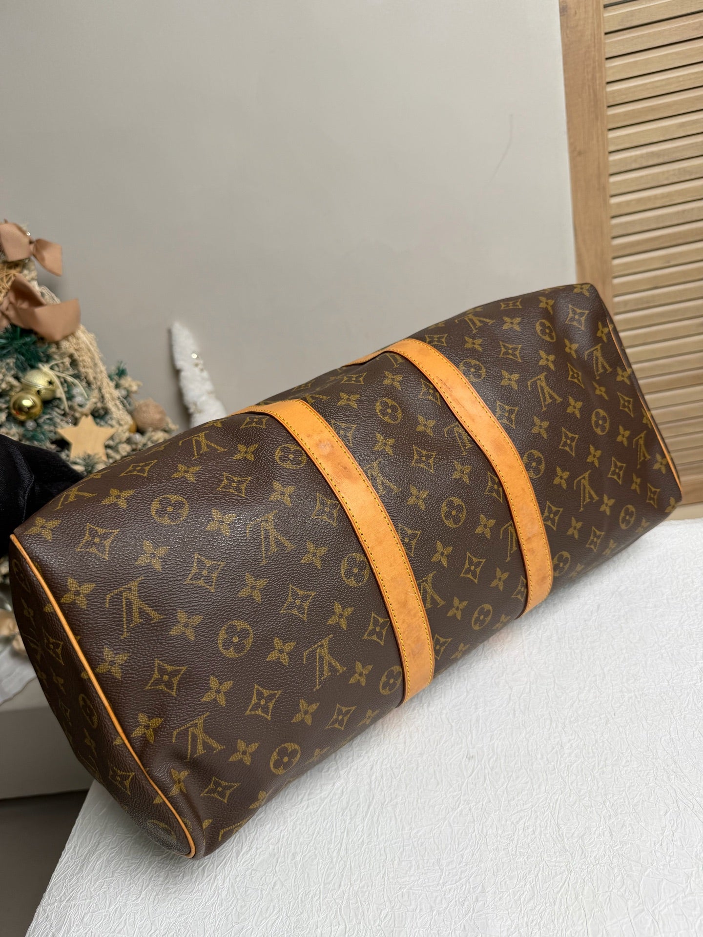 Louis Vuitton - Keepall 45 - Leather - Brown - (45)