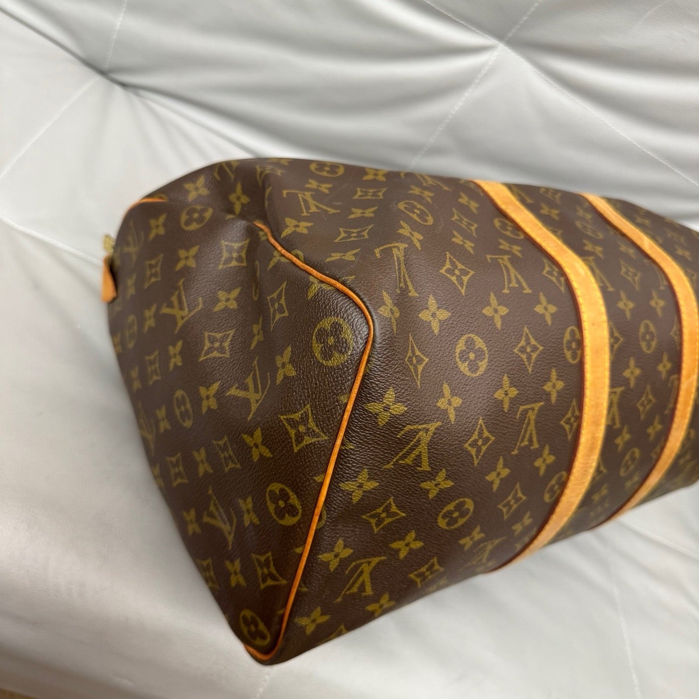 Louis Vuitton - Keepall 45 - Leather - Brown - (45)