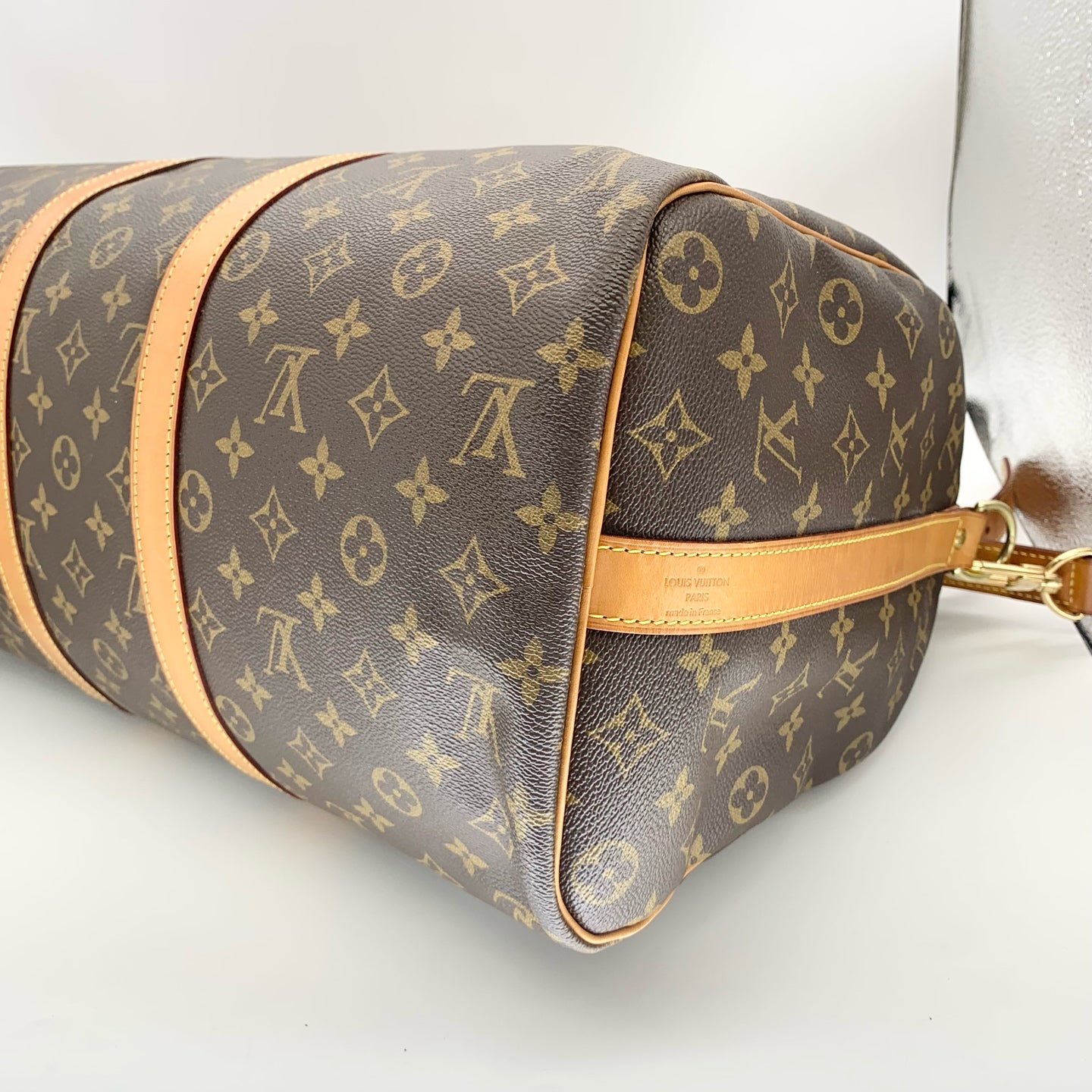 Louis Vuitton - Keepall 45 - Leather - Brown - (45)