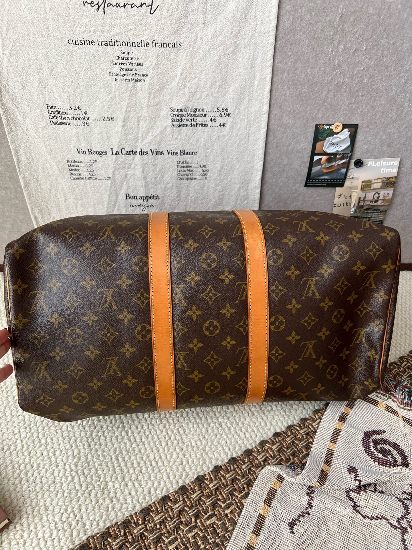 Louis Vuitton - Keepall 45 - Leather - Brown - (45)
