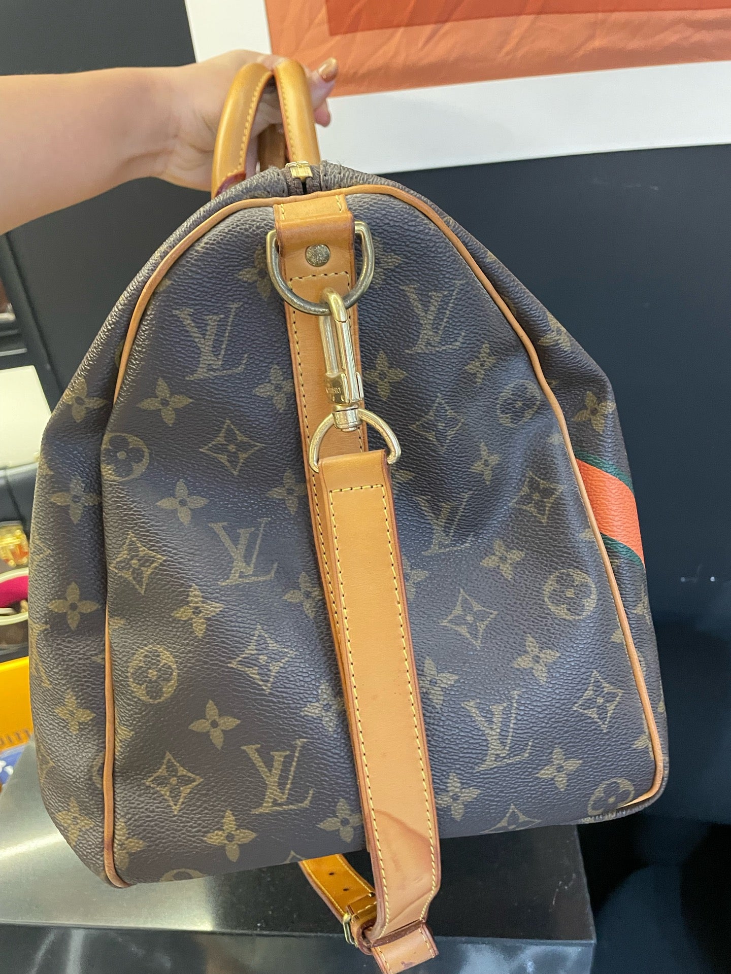 Louis Vuitton - Keepall 45 - Leather - Brown - (45)