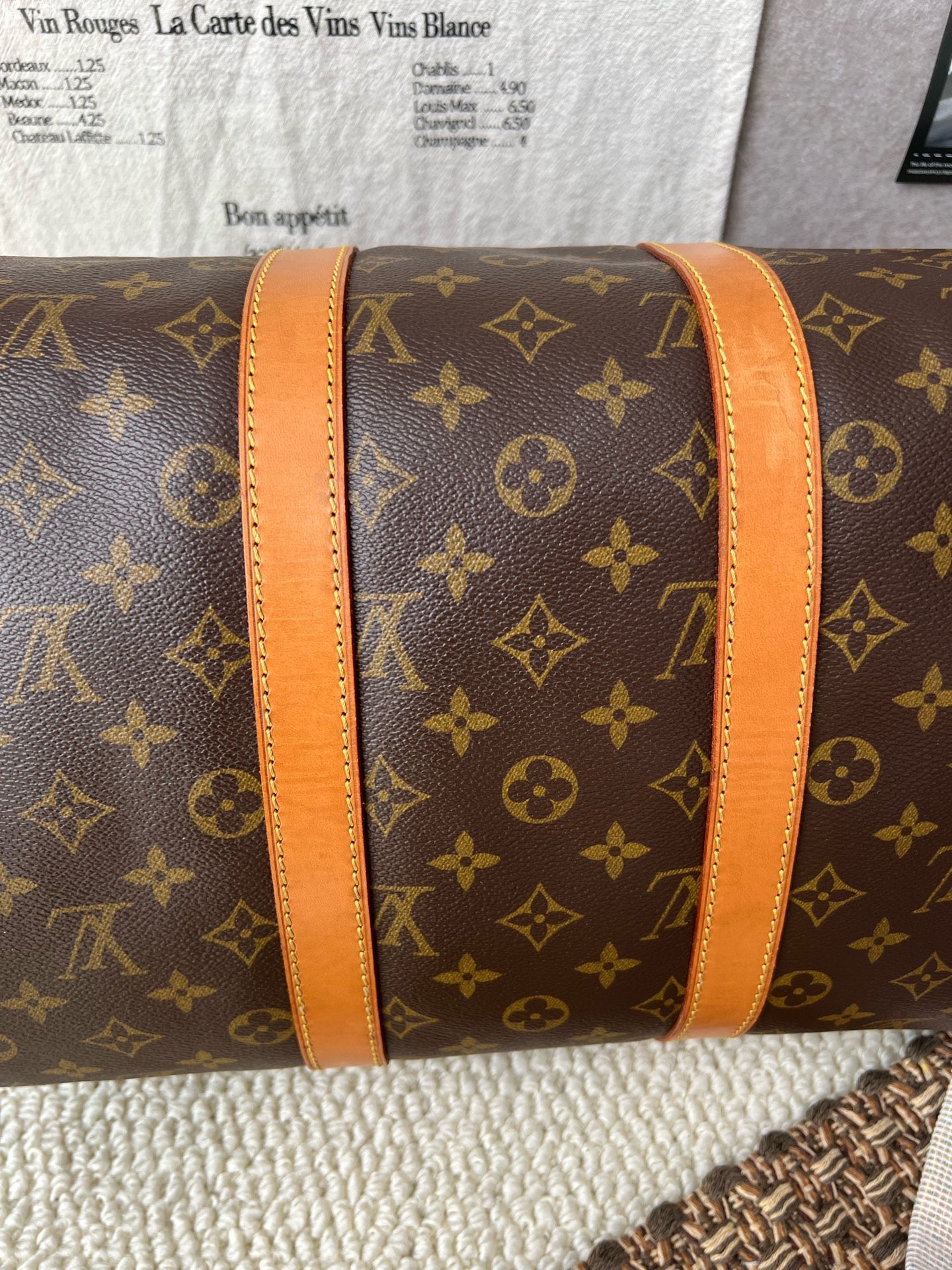 Louis Vuitton - Keepall 45 - Leather - Brown - (45)