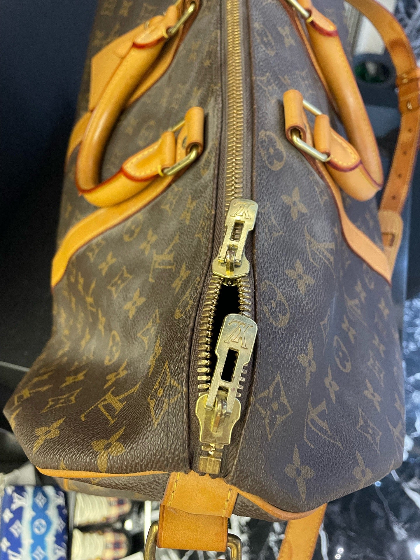 Louis Vuitton - Keepall 45 - Leather - Brown - (45)