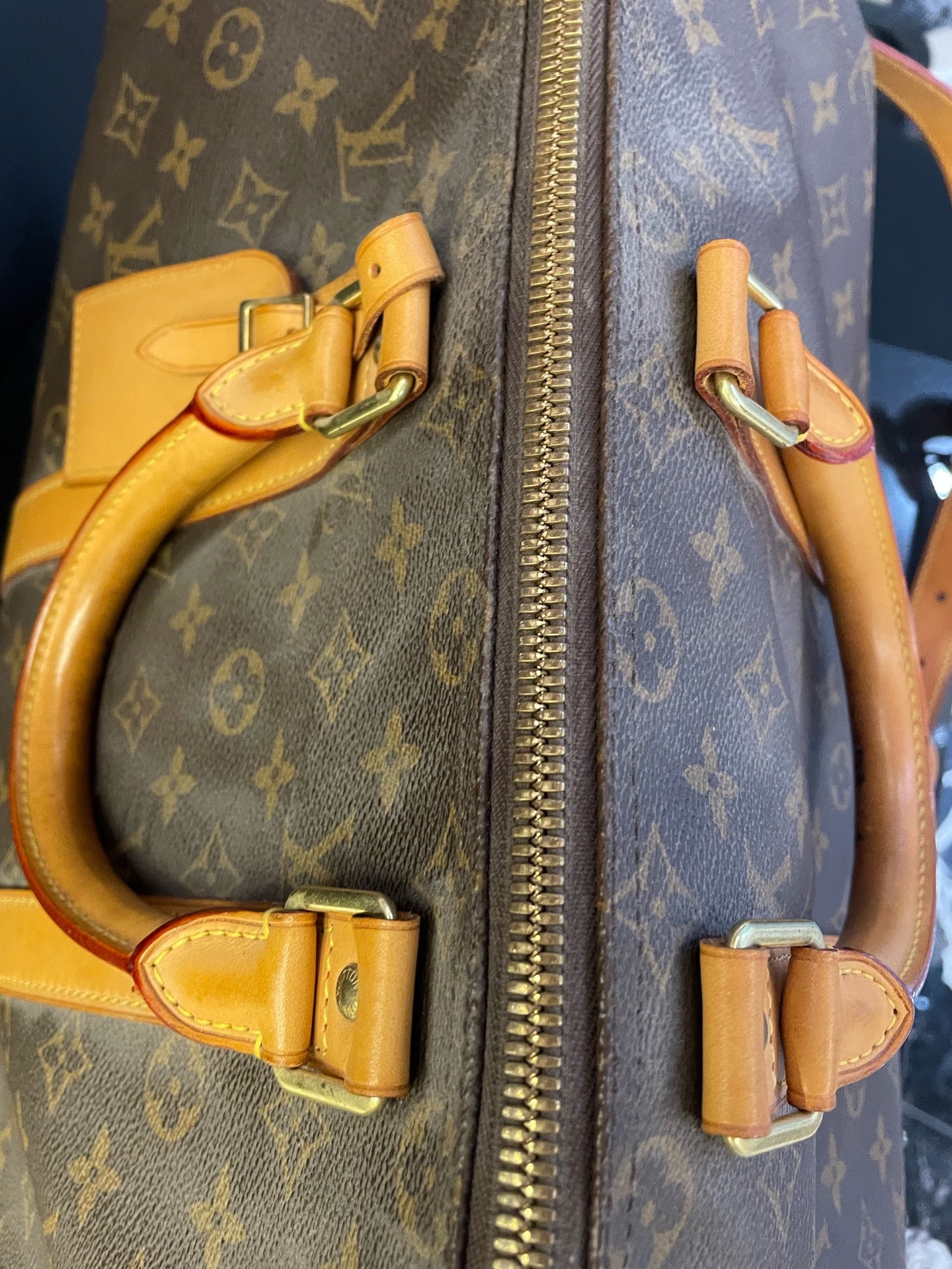 Louis Vuitton - Keepall 45 - Leather - Brown - (45)