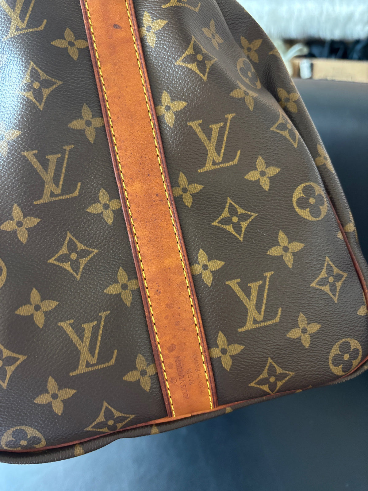Louis Vuitton - Keepall 45 - Leather - Brown - (45)