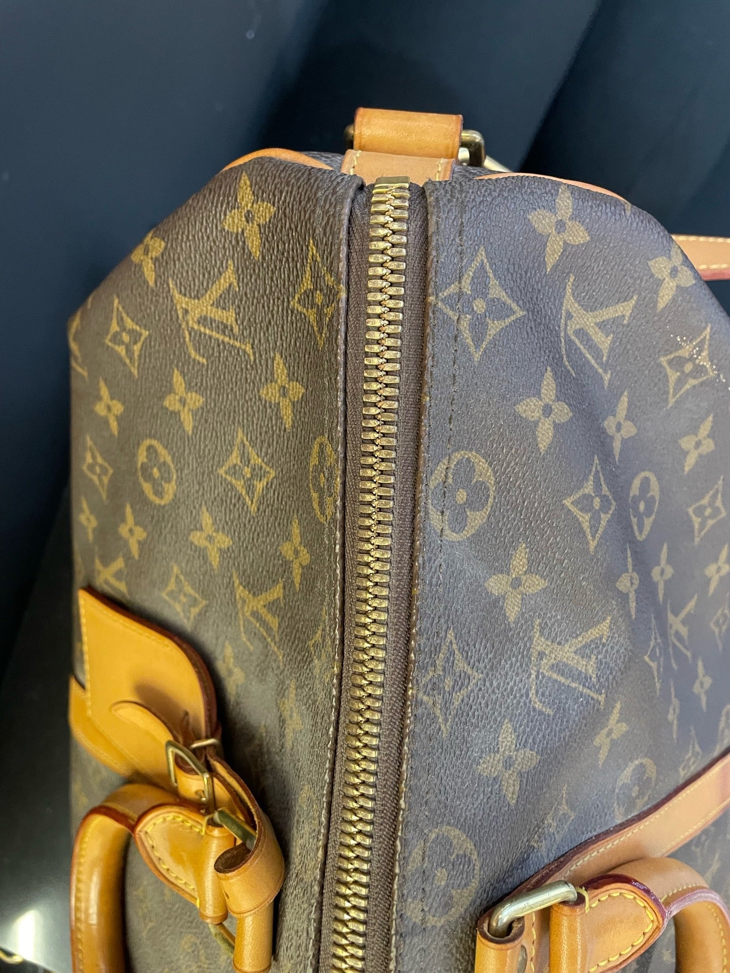 Louis Vuitton - Keepall 45 - Leather - Brown - (45)