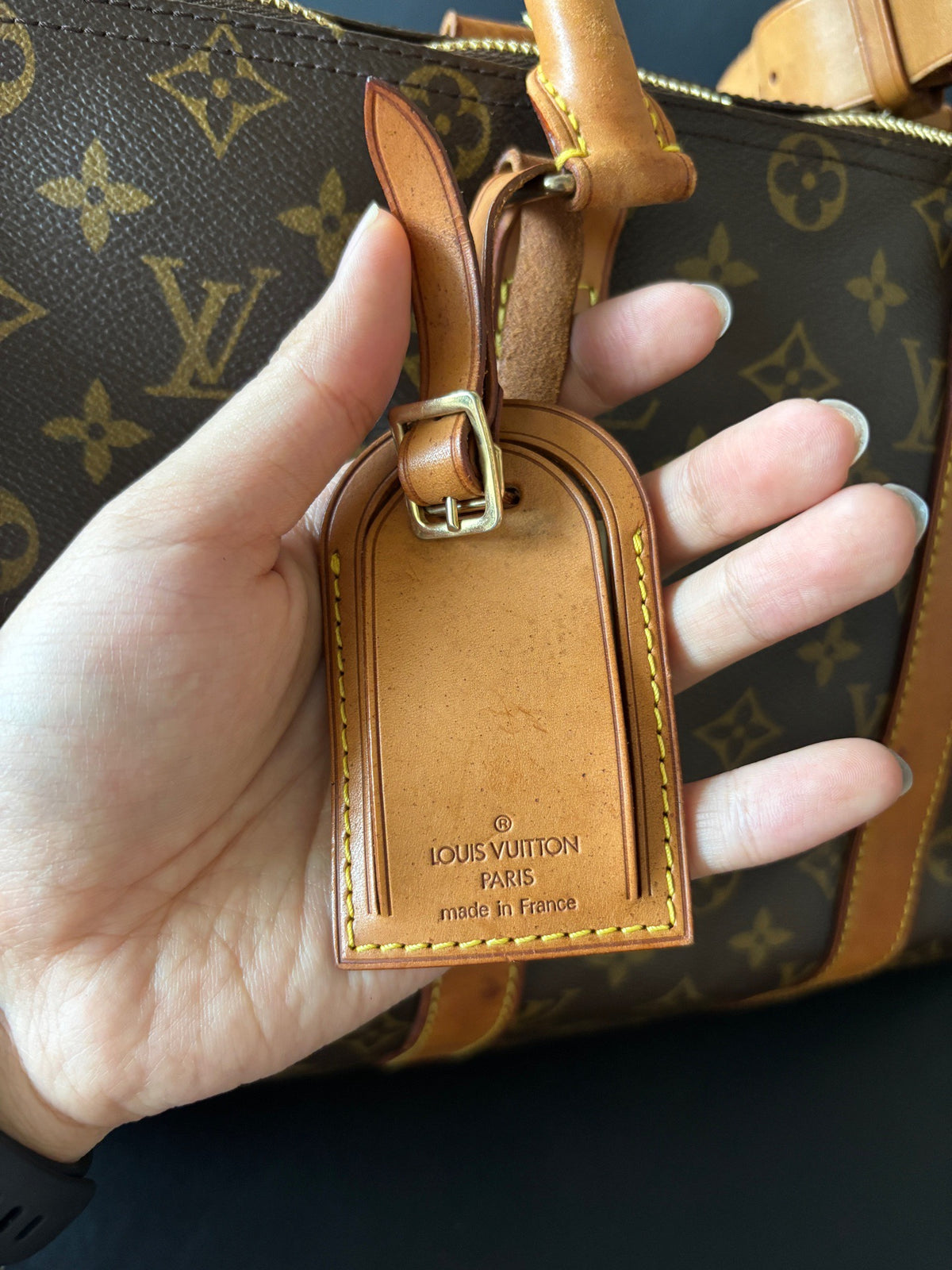 Louis Vuitton - Keepall 45 - Leather - Brown - (45)