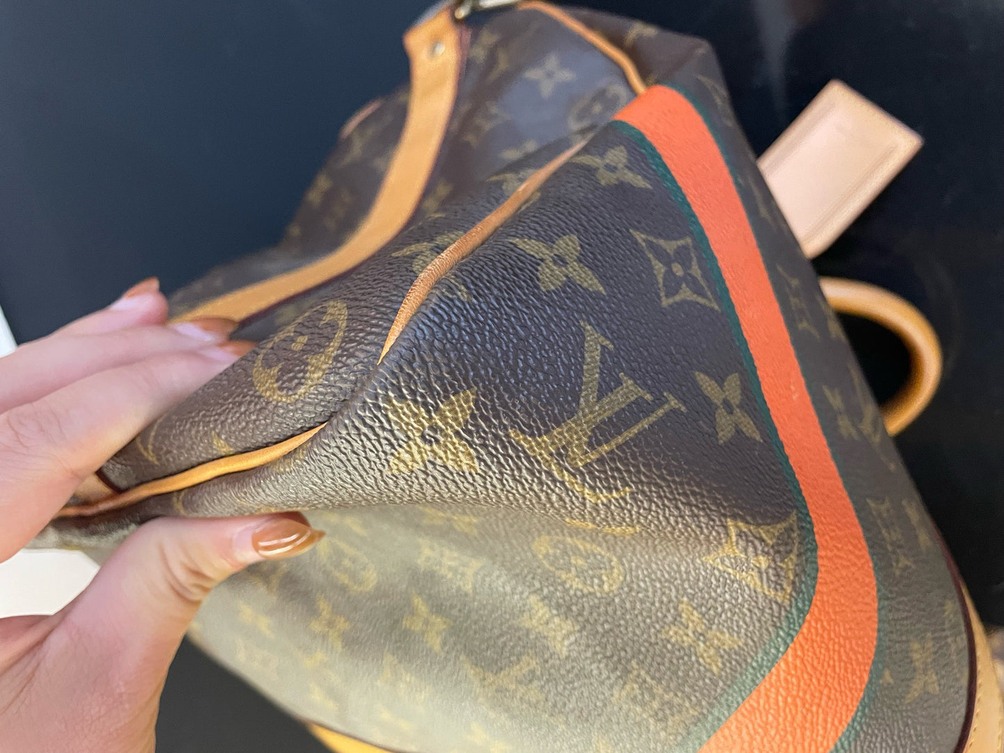 Louis Vuitton - Keepall 45 - Leather - Brown - (45)