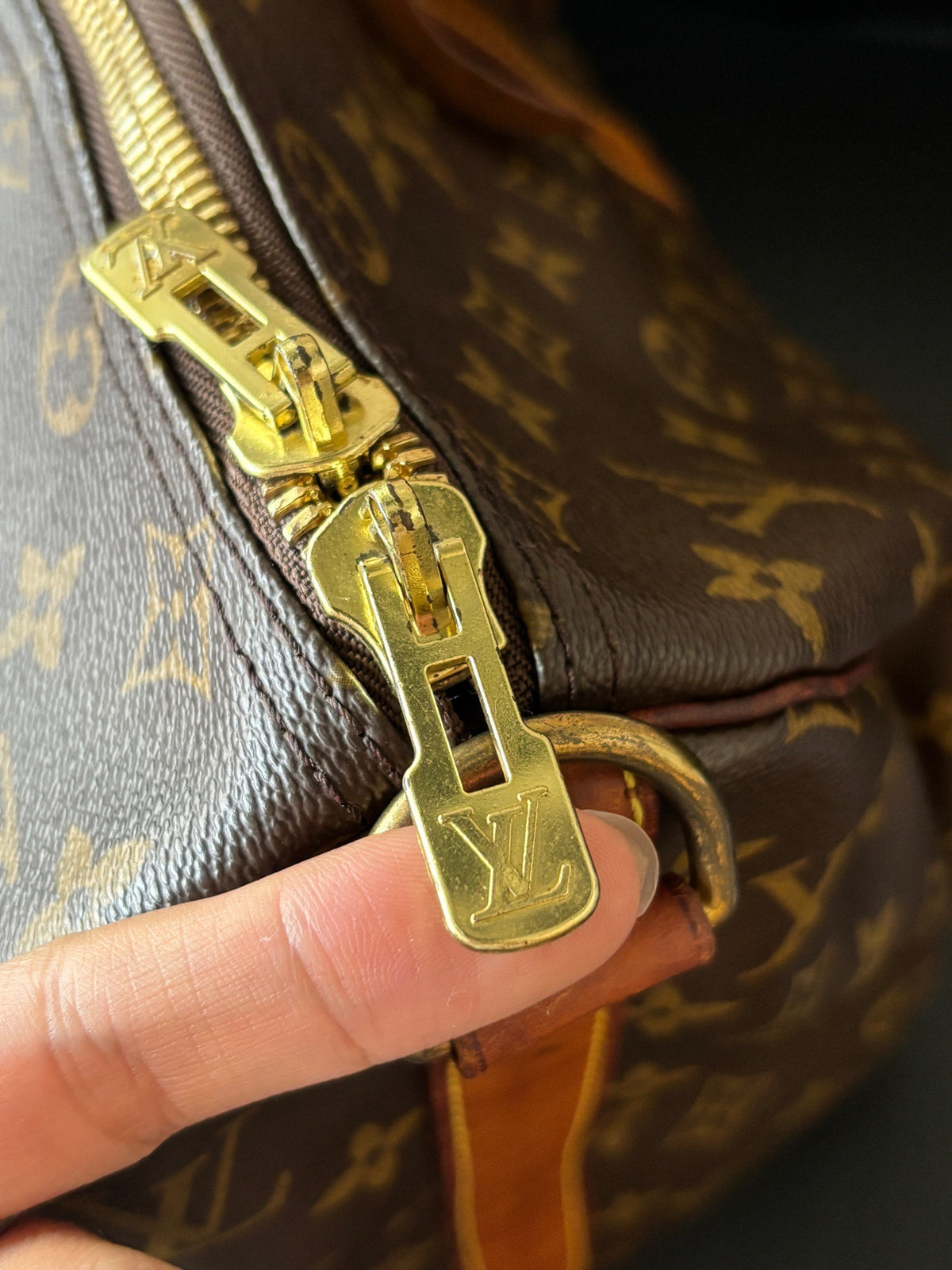 Louis Vuitton - Keepall 45 - Leather - Brown - (45)