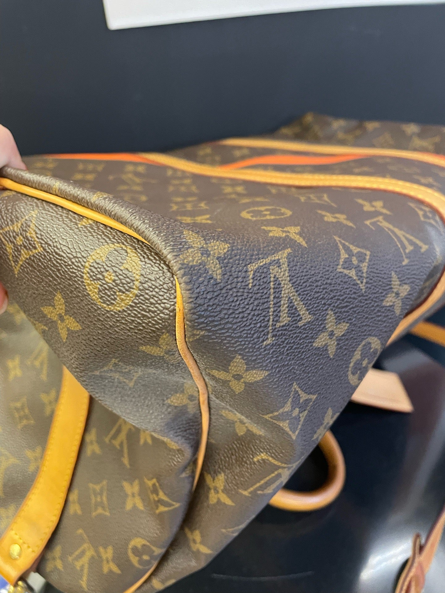 Louis Vuitton - Keepall 45 - Leather - Brown - (45)