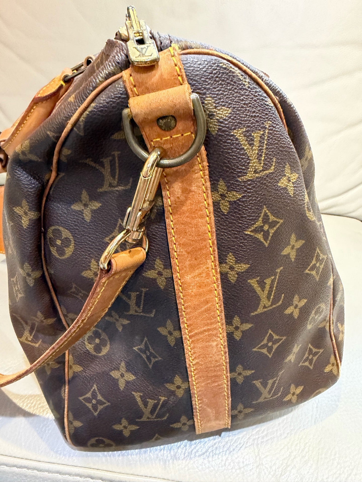 Louis Vuitton - Keepall 45 - Leather - Brown - (45cm)
