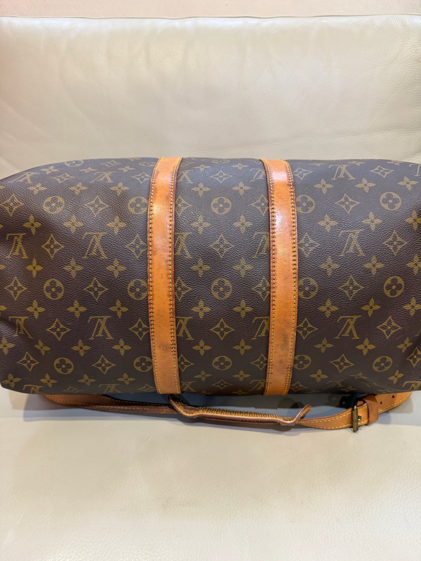 Louis Vuitton - Keepall 45 - Leather - Brown - (45cm)