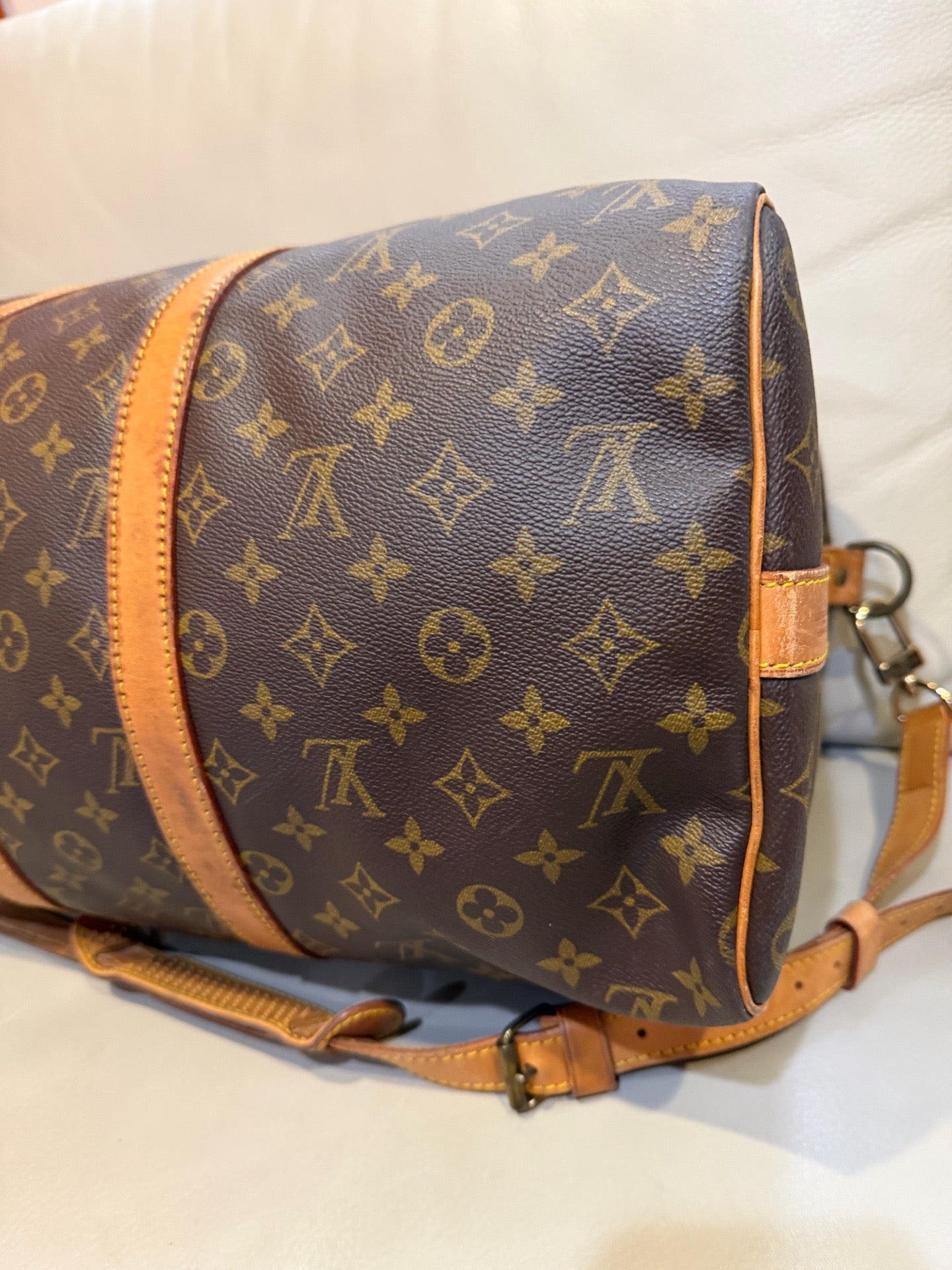 Louis Vuitton - Keepall 45 - Leather - Brown - (45cm)