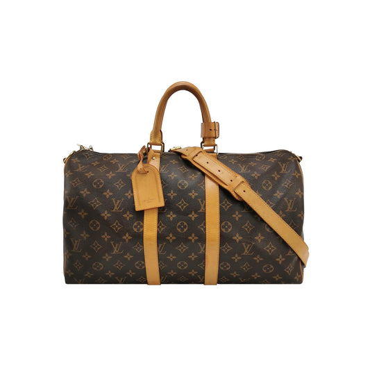 Louis Vuitton - Keepall 45 - Leather - Brown - (large)