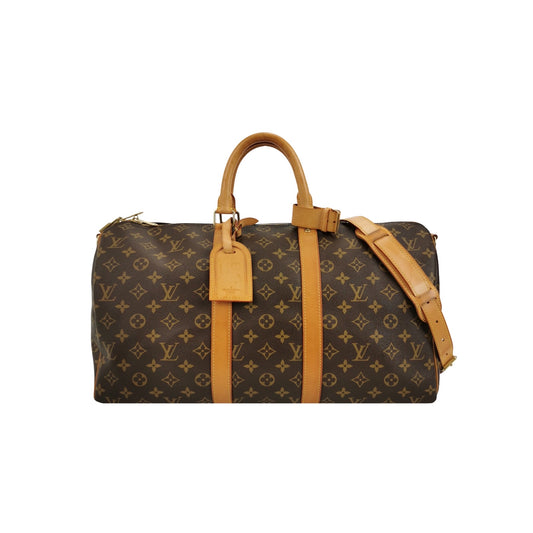 Louis Vuitton - Keepall 45 - Leather - Brown - (large)