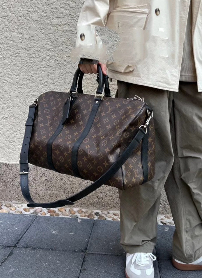 Louis Vuitton - Keepall 45 - Leather - Brown - (large)