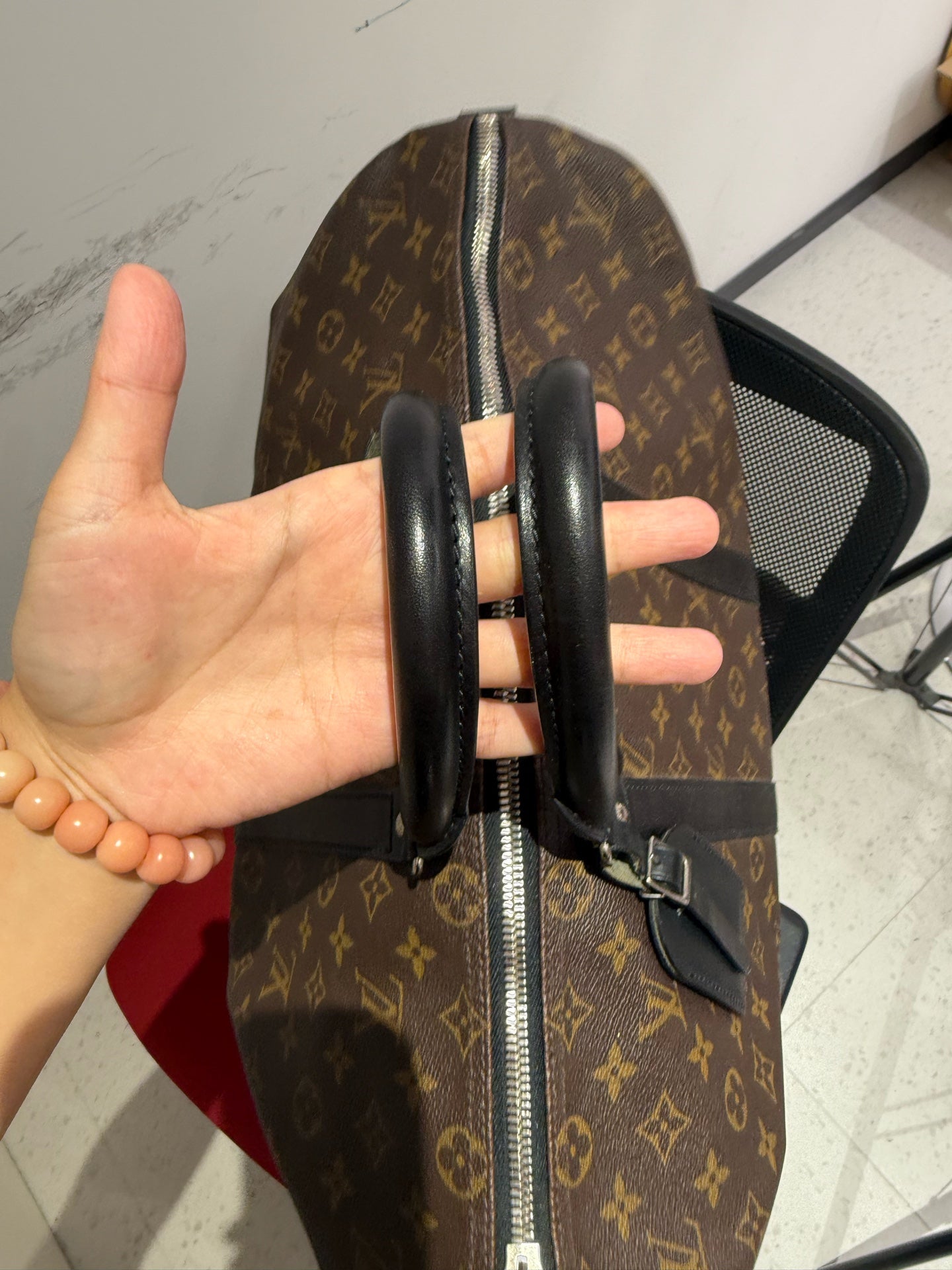 Louis Vuitton - Keepall 45 - Leather - Brown - (large)
