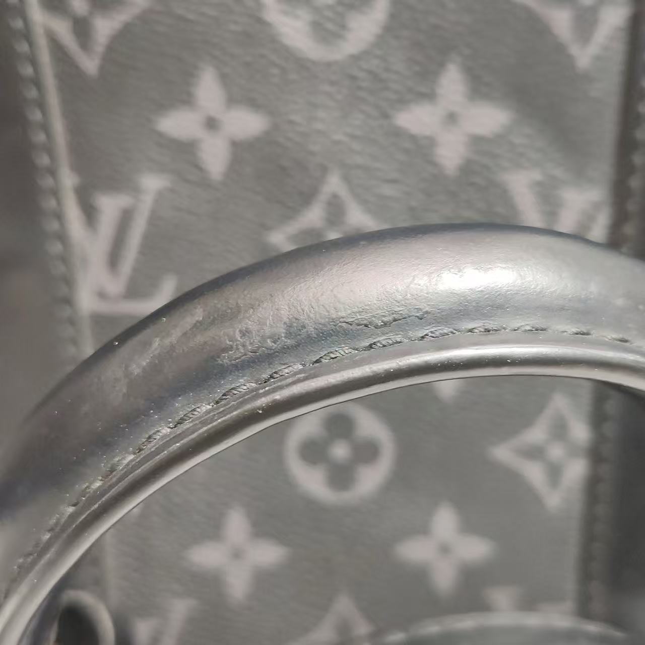 Louis Vuitton - Keepall 45 - Monogram Eclipse coated canvas with leather trim - Black - (medium)