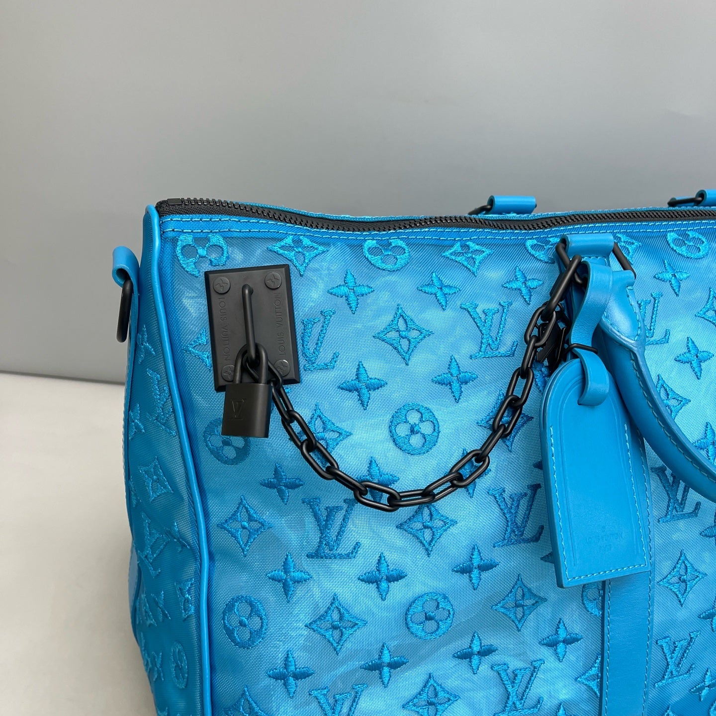Louis Vuitton - Keepall 50 - Cloth - Blue
