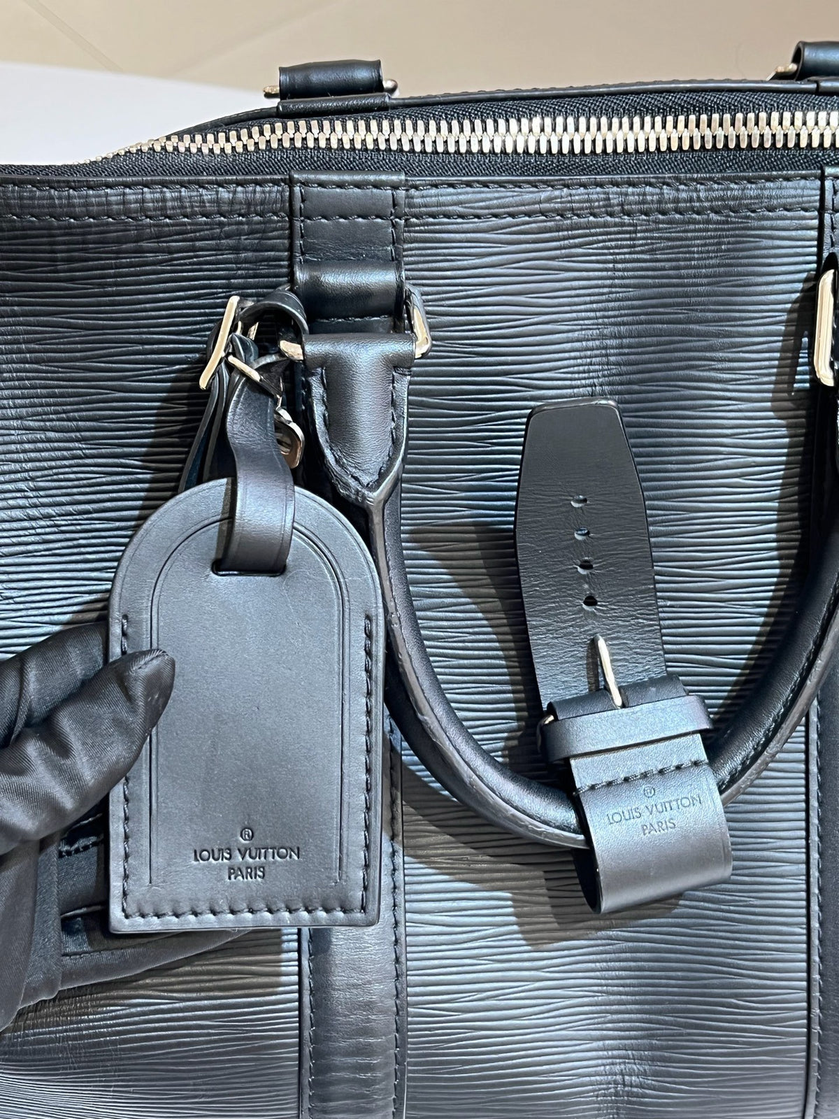 Louis Vuitton - Keepall 50 - Leather - Black - (large)