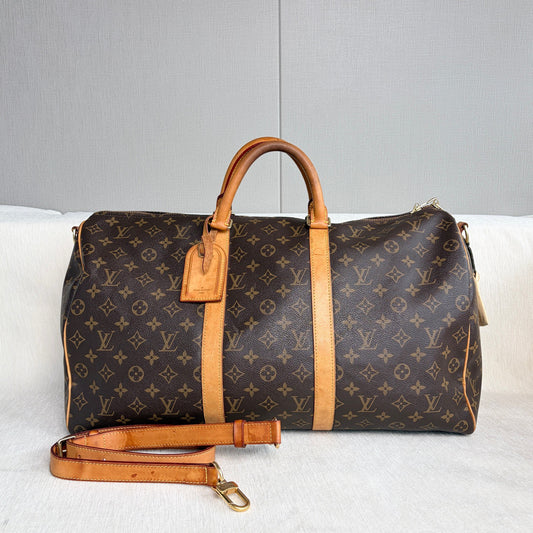 Louis Vuitton - Keepall 50 - Leather - Brown - (50)
