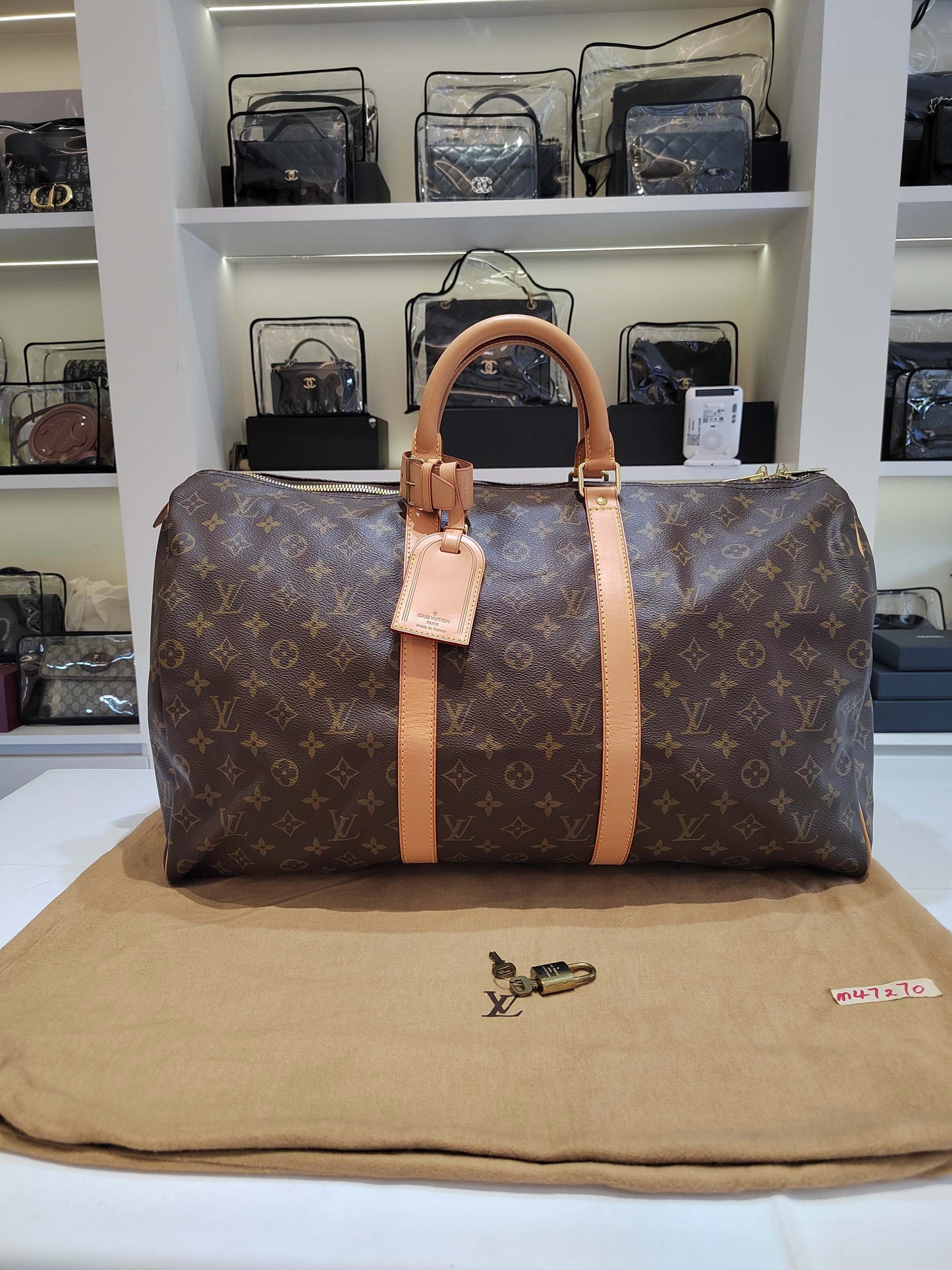 Louis Vuitton - Keepall 50 - Leather - Brown - (50)