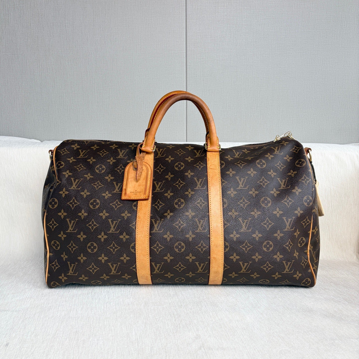 Louis Vuitton - Keepall 50 - Leather - Brown - (50)