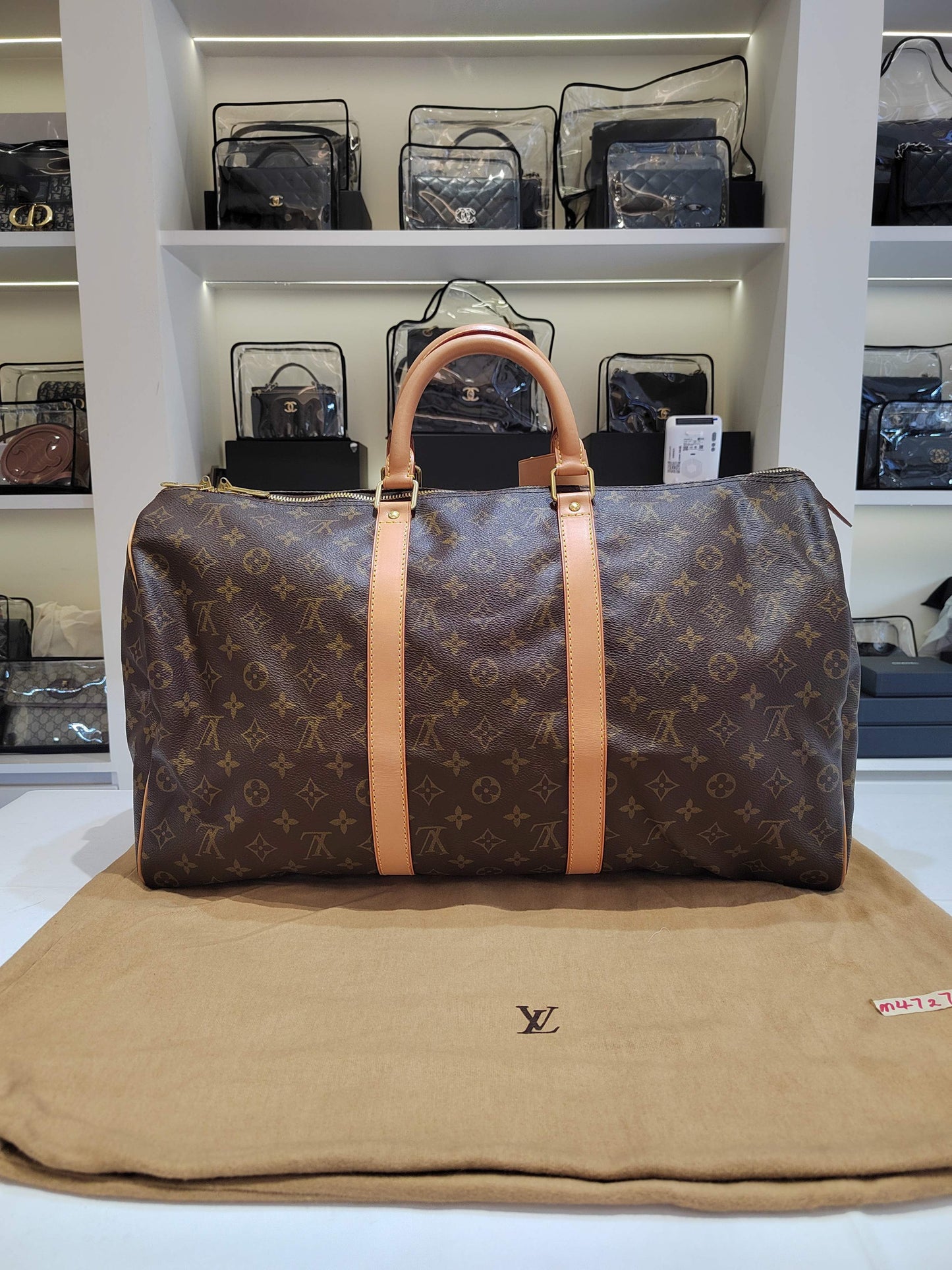 Louis Vuitton - Keepall 50 - Leather - Brown - (50)