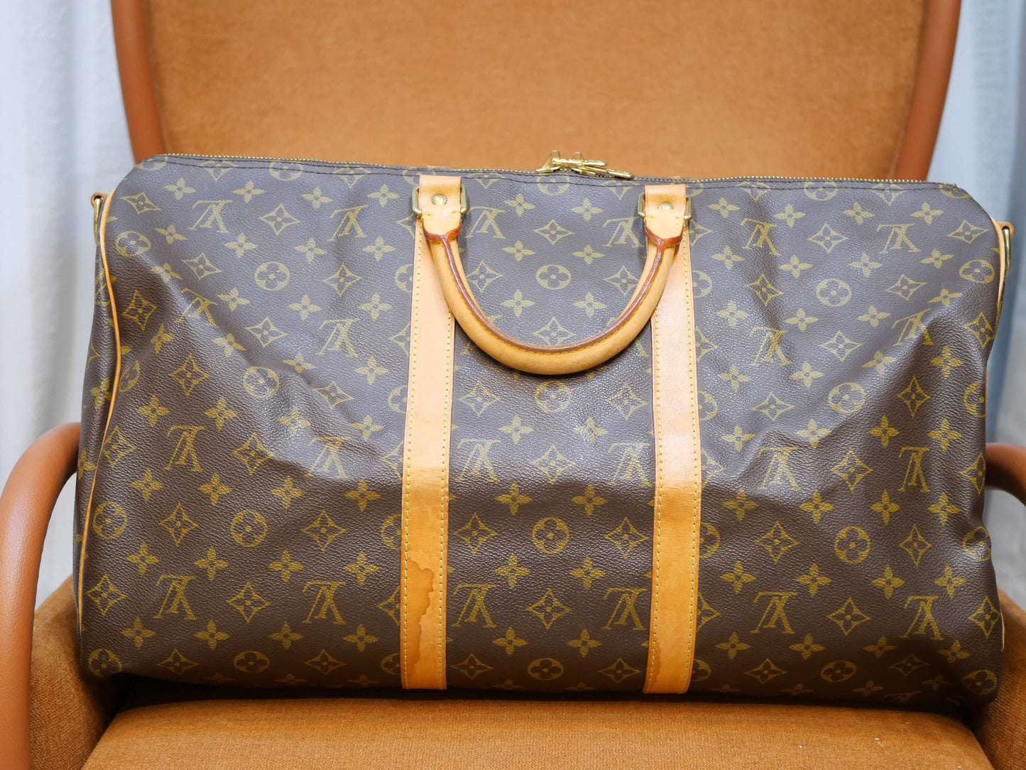 Louis Vuitton - Keepall 50 - Leather - Brown - (50)
