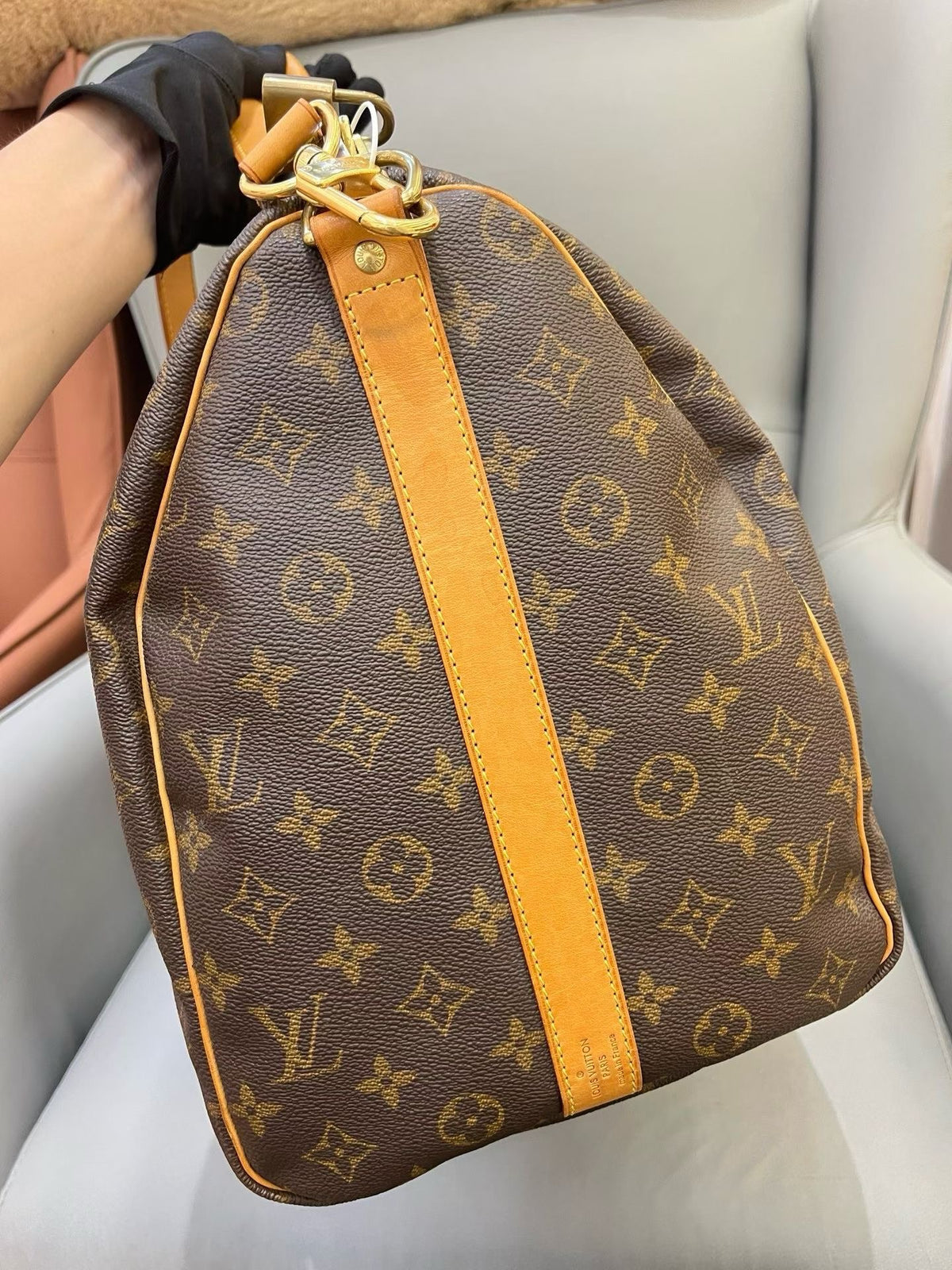 Louis Vuitton - Keepall 50 - Leather - Brown - (50)