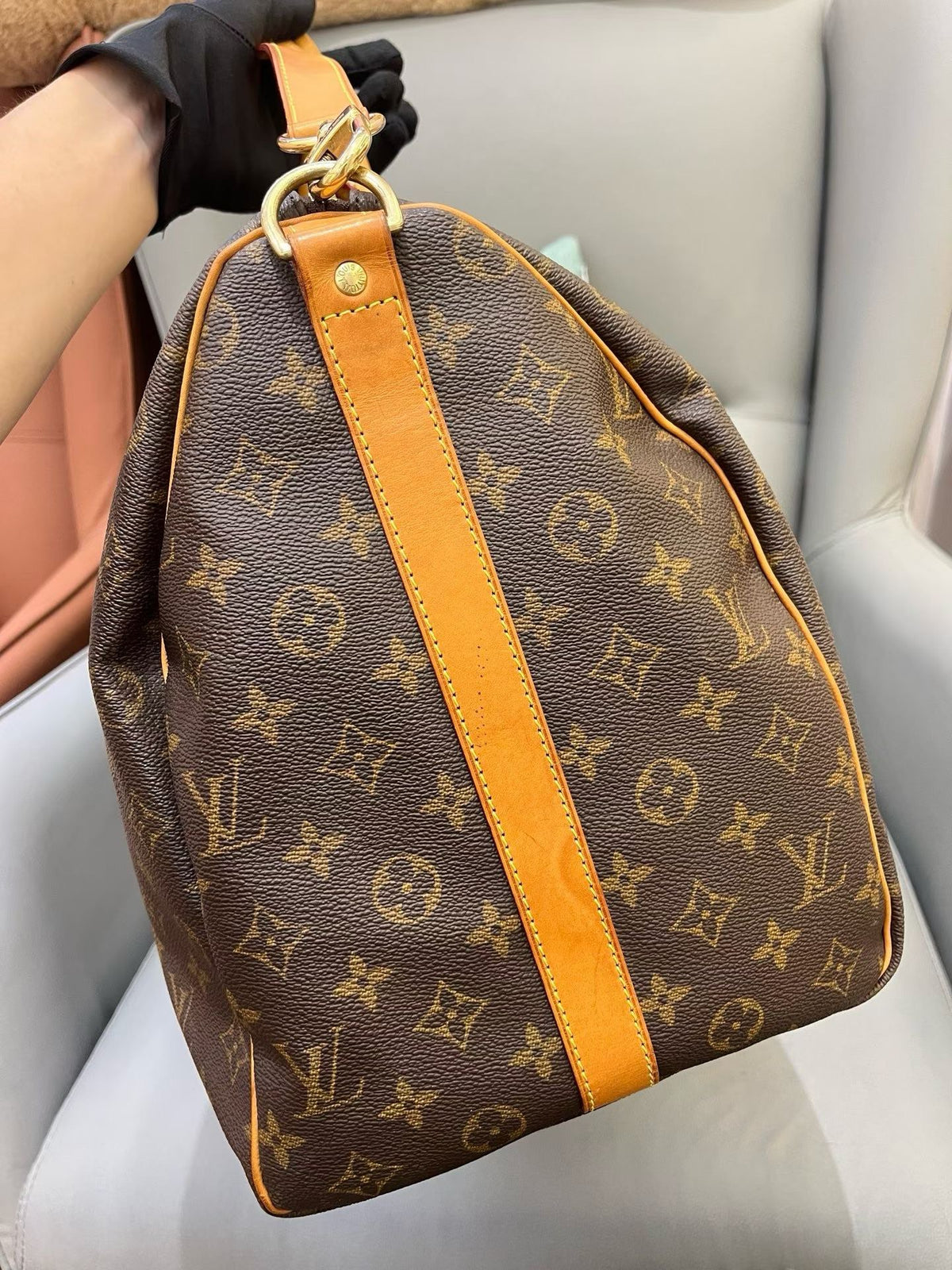 Louis Vuitton - Keepall 50 - Leather - Brown - (50)