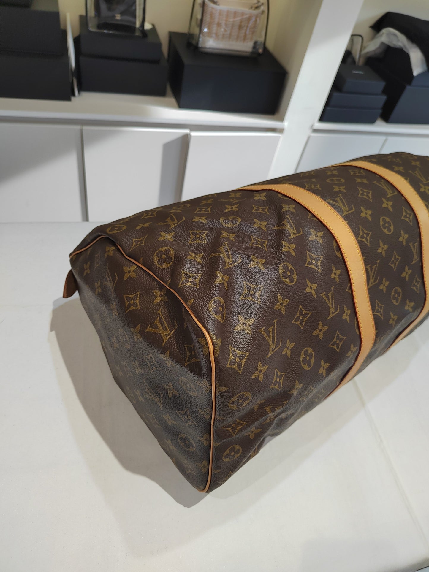 Louis Vuitton - Keepall 50 - Leather - Brown - (50)