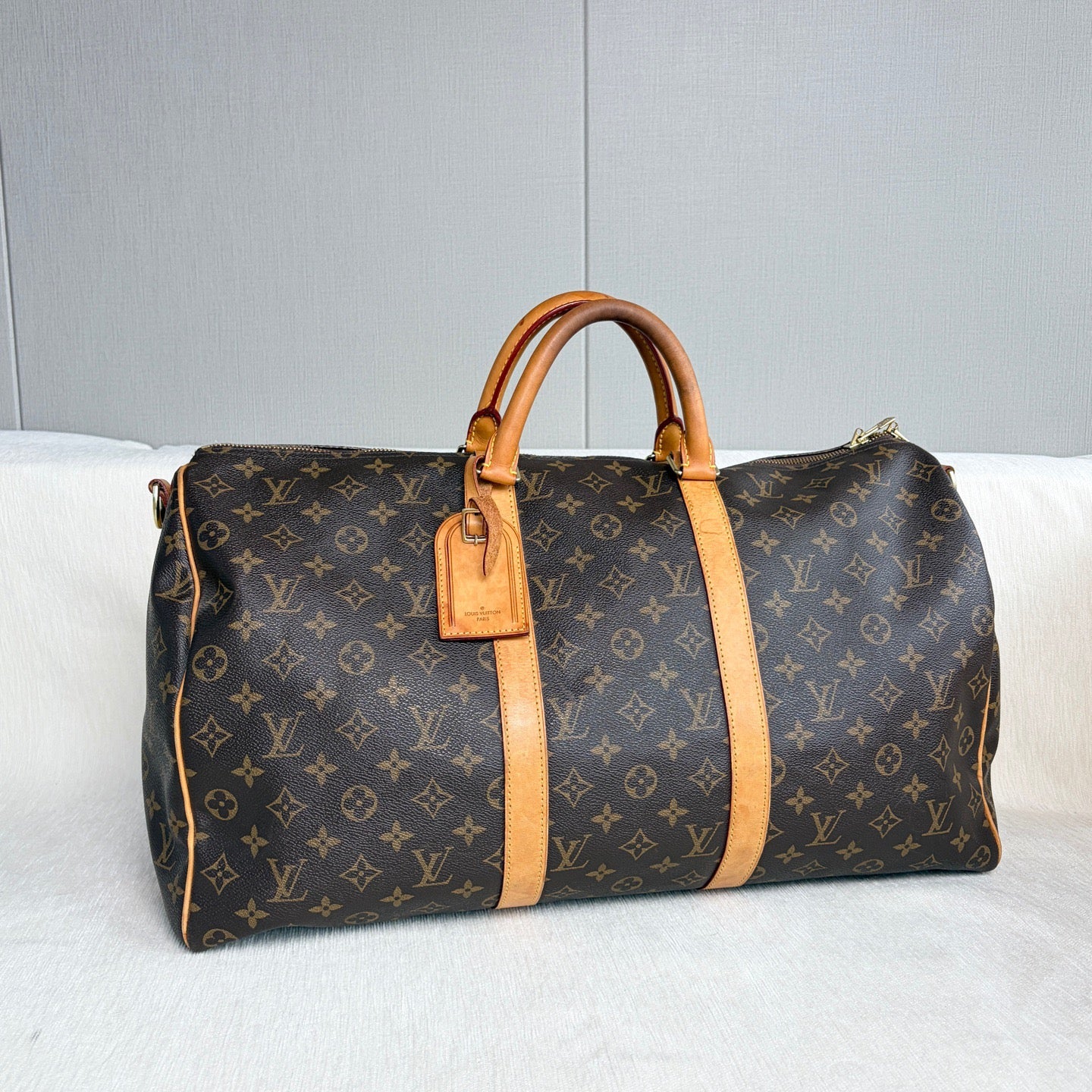 Louis Vuitton - Keepall 50 - Leather - Brown - (50)