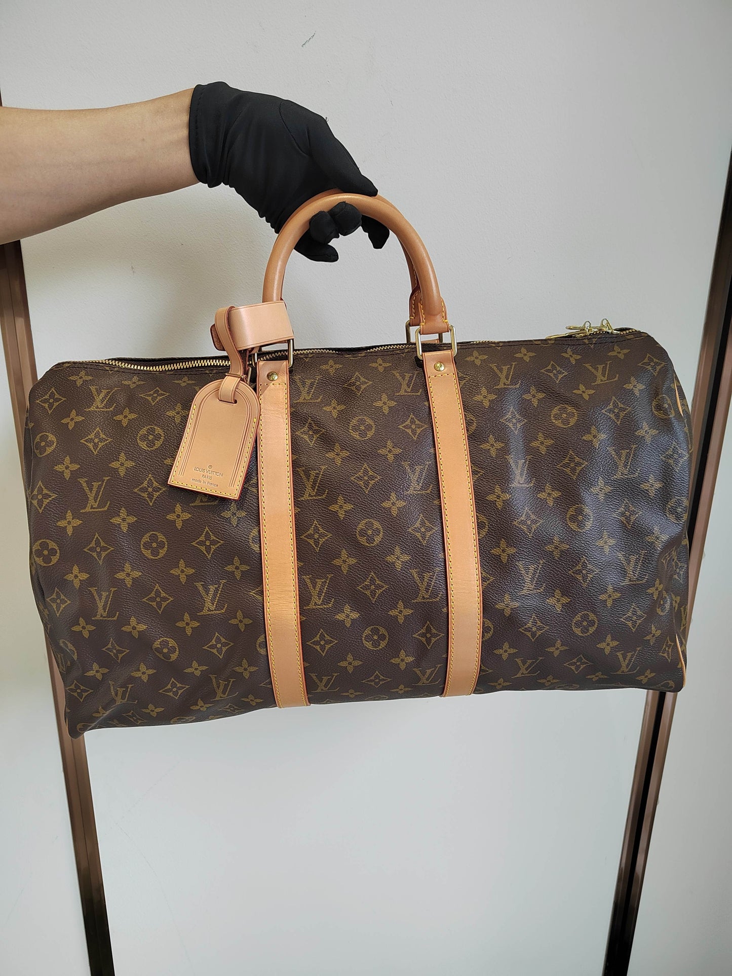 Louis Vuitton - Keepall 50 - Leather - Brown - (50)