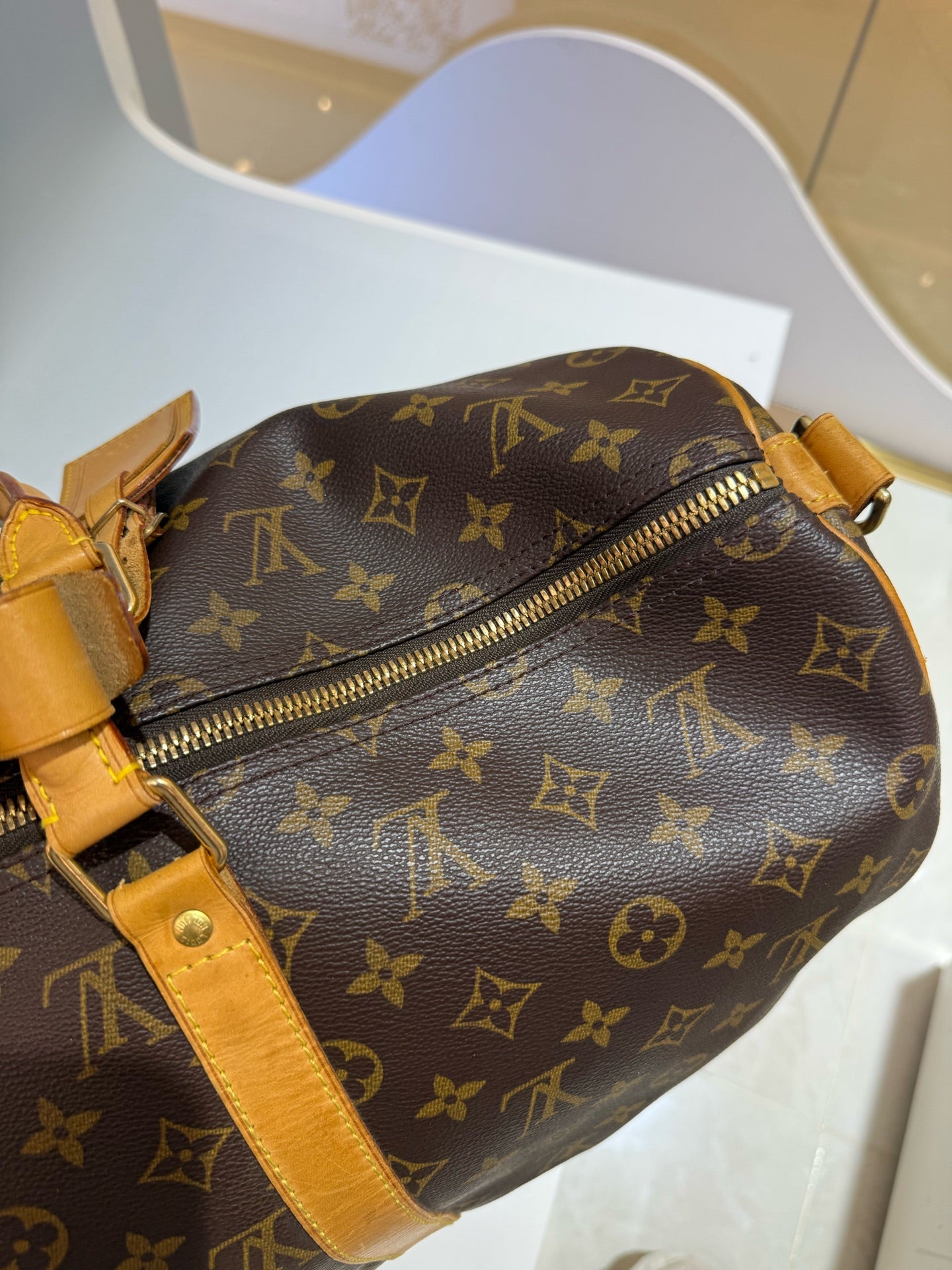 Louis Vuitton - Keepall 50 - Leather - Brown - (large)