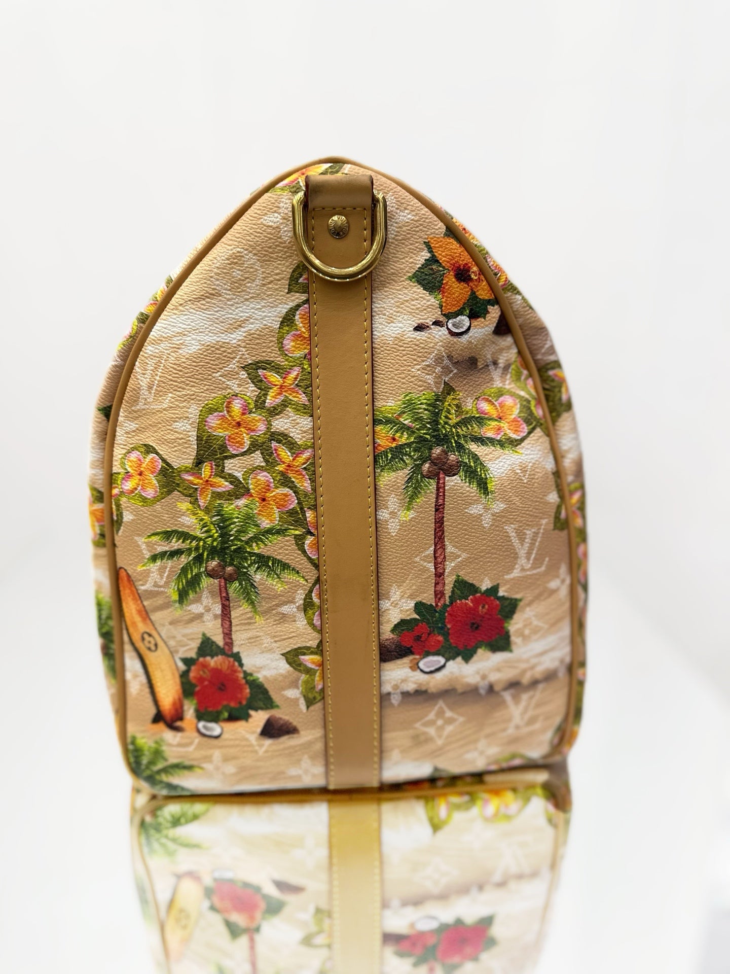 Louis Vuitton - Keepall 50 - Monogram coated canvas with natural Vachetta leather trim - Multicolour - (Large)