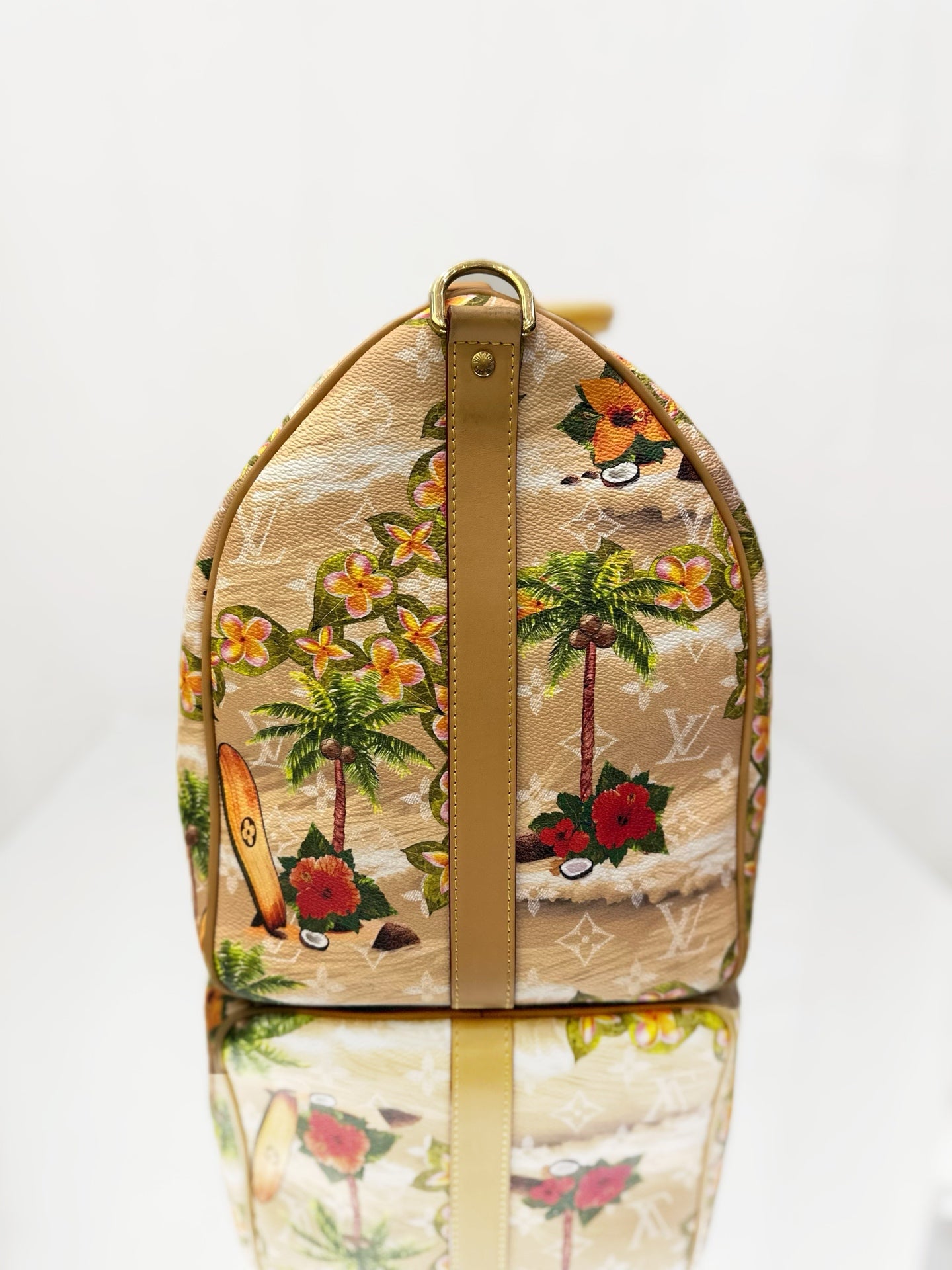 Louis Vuitton - Keepall 50 - Monogram coated canvas with natural Vachetta leather trim - Multicolour - (Large)