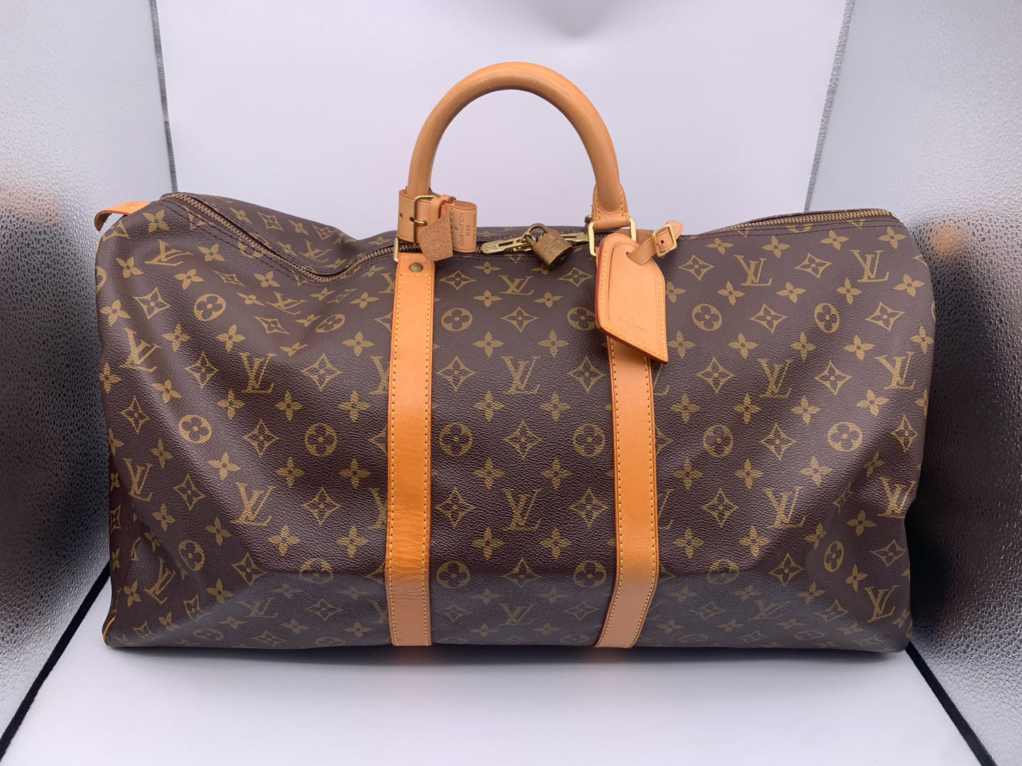 Louis Vuitton - Keepall 55 - Canvas - Brown - (55)