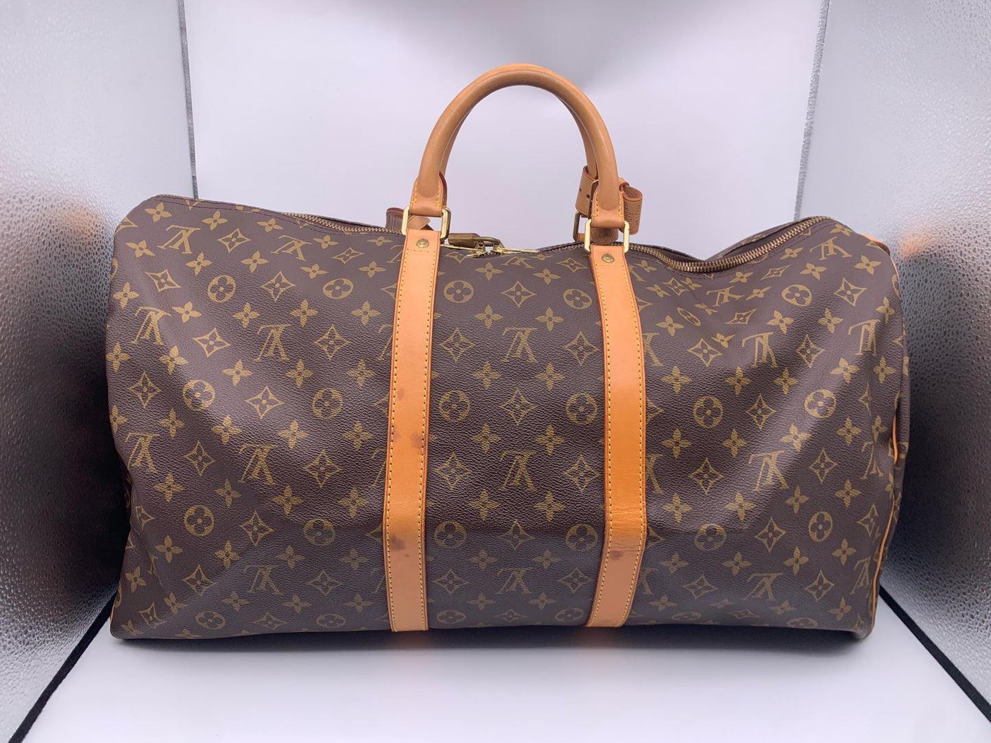 Louis Vuitton - Keepall 55 - Canvas - Brown - (55)