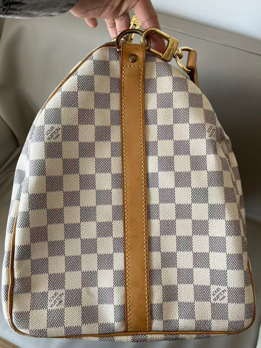 Louis Vuitton - Keepall 55 - Canvas - White - (55)