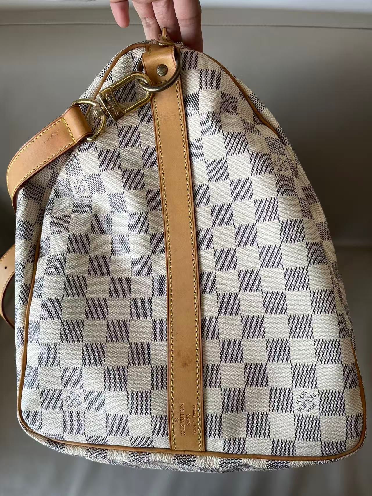 Louis Vuitton - Keepall 55 - Canvas - White - (55)