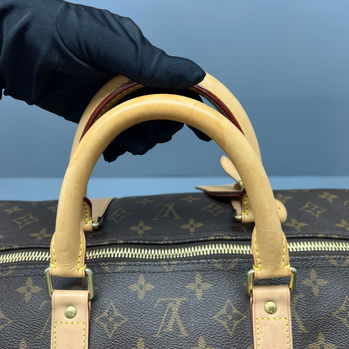 Louis Vuitton - Keepall 55 - Cloth - Black - (large)