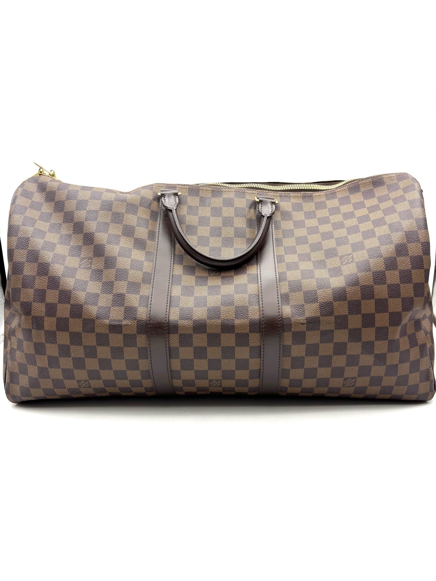 Louis Vuitton - Keepall 55 - Cloth - Brown - (extra-large)