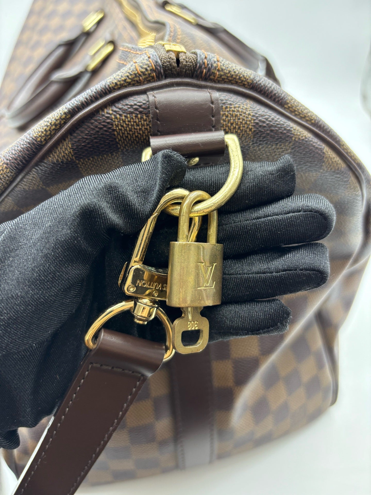 Louis Vuitton - Keepall 55 - Cloth - Brown - (extra-large)