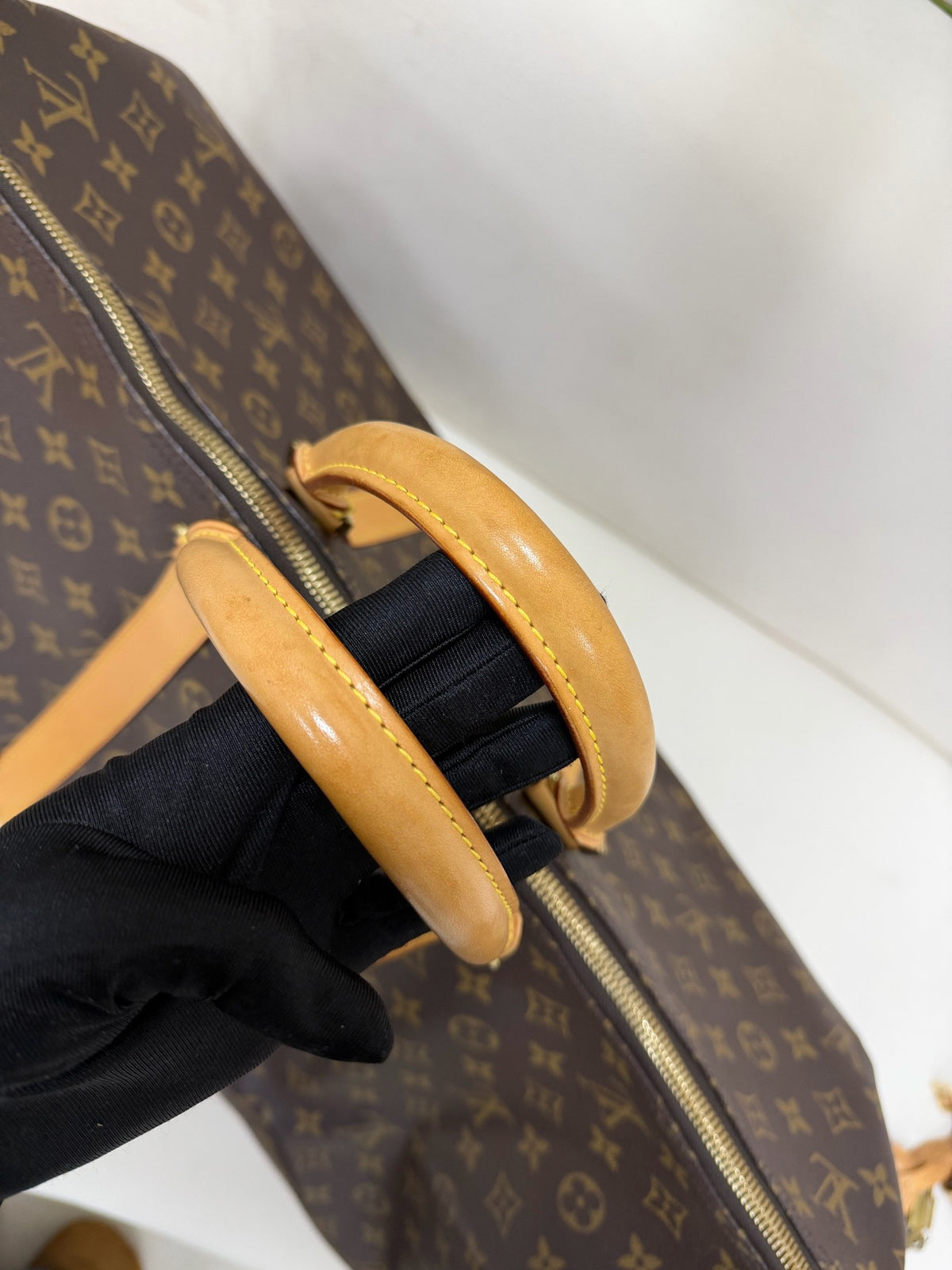 Louis Vuitton - Keepall 55 - Cloth - Brown - (large)
