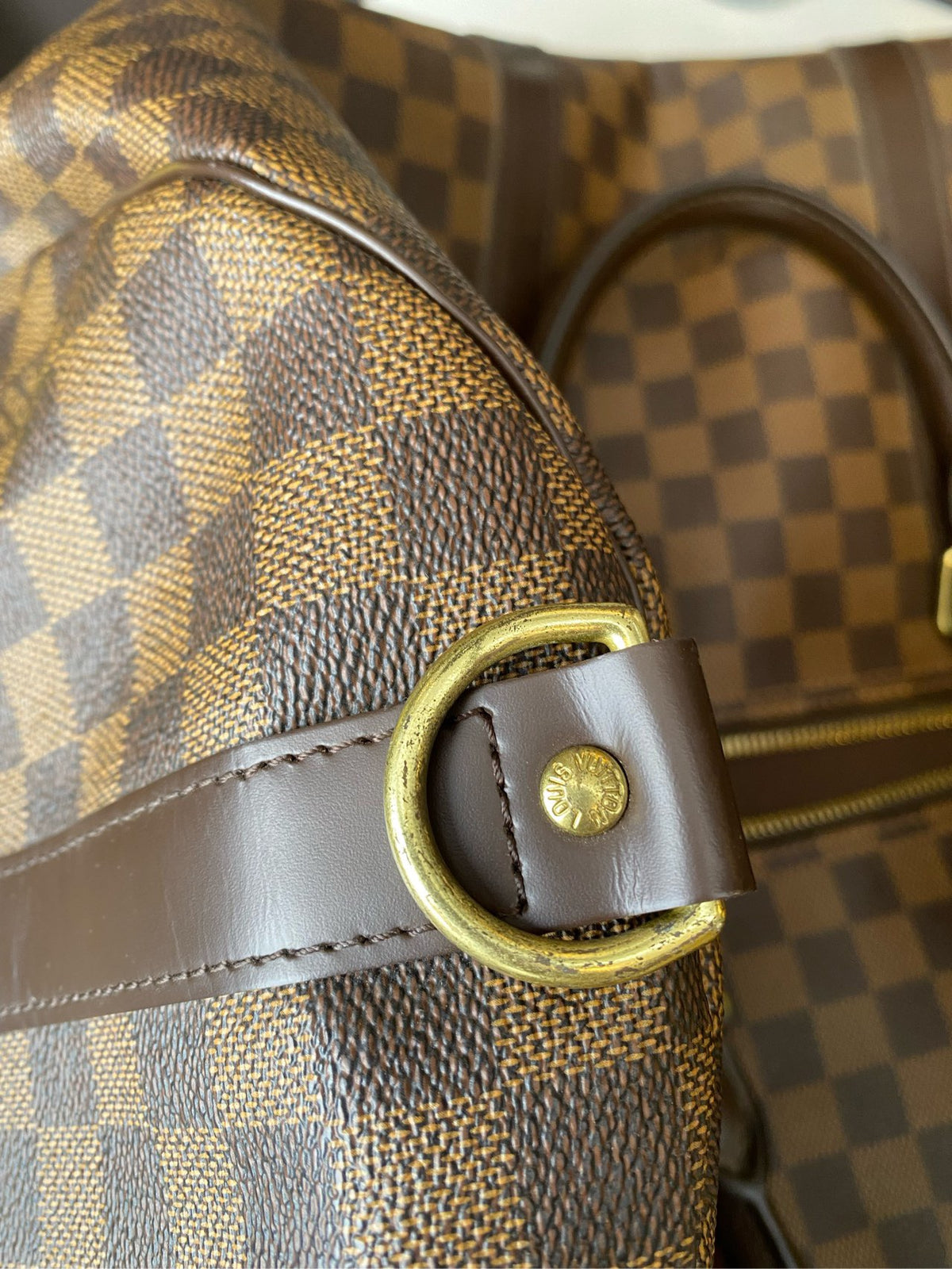 Louis Vuitton - Keepall 55 - Cloth - Brown - (large)