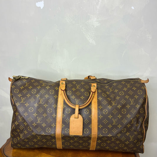 Louis Vuitton - Keepall 55 - Leather - Brown - (55)